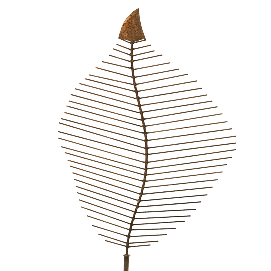 SCHOLTISSEK | KUNSTVOLLE EISEN-ACCESSOIRES | BLATT 16 mit Spitze | B ca. 62 cm, H ca. 92 cm SCHOLTISSEK | KUNSTVOLLE EISEN-ACCESSOIRES | BLATT 16 mit Spitze | B ca. 62 cm, H ca. 92 cm