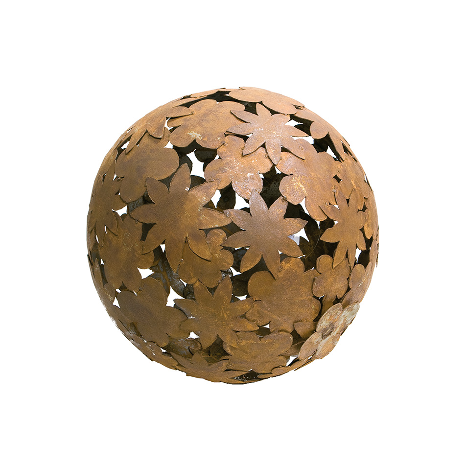 SCHOLTISSEK | KUNSTVOLLE EISEN-ACCESSOIRES | BLÜTENKUGEL mittel | ø ca. 40 cm SCHOLTISSEK | KUNSTVOLLE EISEN-ACCESSOIRES | BLÜTENKUGEL mittel | ø ca. 40 cm