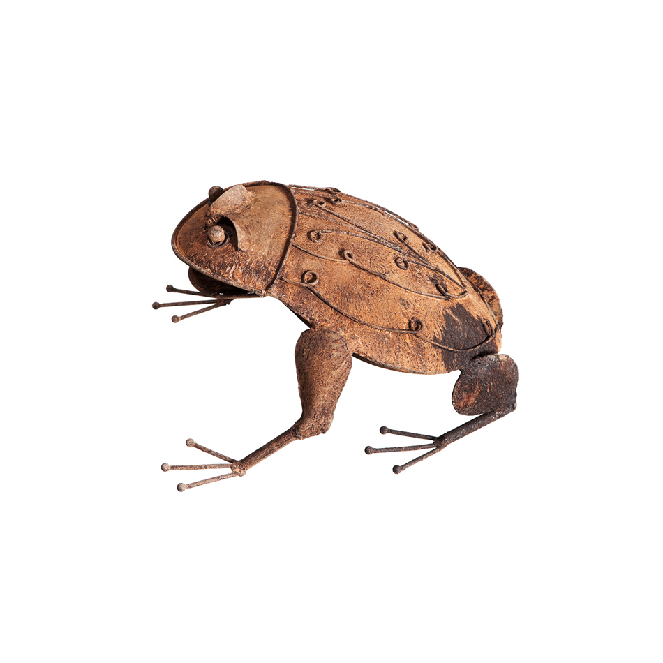 SCHOLTISSEK | KUNSTVOLLE EISEN-ACCESSOIRES | FROSCH | B ca. 29/22 cm, H ca. 16 cm SCHOLTISSEK | KUNSTVOLLE EISEN-ACCESSOIRES | FROSCH | B ca. 29/22 cm, H ca. 16 cm