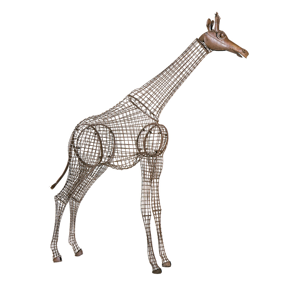 SCHOLTISSEK | KUNSTVOLLE EISEN-ACCESSOIRES | GIRAFFE LUISE | L ca. 170 cm, B ca. 85 cm, H ca.300 cm SCHOLTISSEK | KUNSTVOLLE EISEN-ACCESSOIRES | GIRAFFE LUISE | L ca. 170 cm, B ca. 85 cm, H ca.300 cm