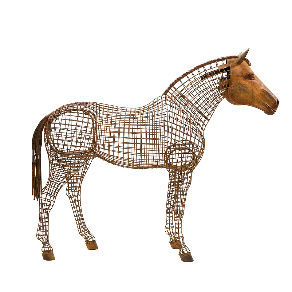 SCHOLTISSEK | KUNSTVOLLE EISEN-ACCESSOIRES | PFERD METEOR groß | L ca. 260 cm, B ca. 65 cm, H ca. 212 cm SCHOLTISSEK | KUNSTVOLLE EISEN-ACCESSOIRES | PFERD METEOR groß | L ca. 260 cm, B ca. 65 cm, H ca. 212 cm