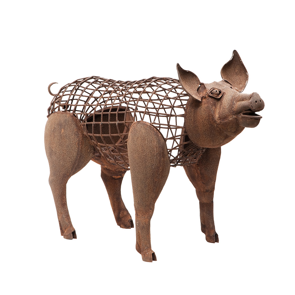 SCHOLTISSEK | KUNSTVOLLE EISEN-ACCESSOIRES | SCHWEIN FELIX groß | L ca. 186 cm, B ca. 68 cm, H ca. 90 cm SCHOLTISSEK | KUNSTVOLLE EISEN-ACCESSOIRES | SCHWEIN FELIX groß | L ca. 186 cm, B ca. 68 cm, H ca. 90 cm