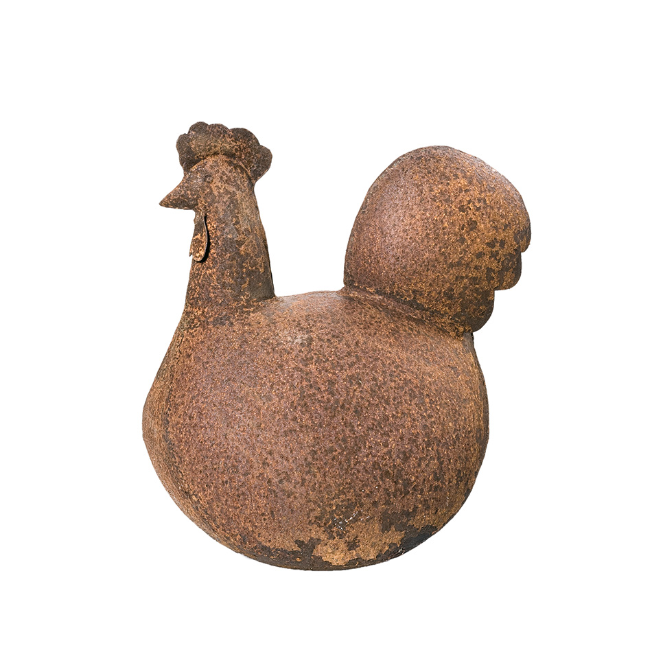 SCHOLTISSEK | KUNSTVOLLE EISEN-ACCESSOIRES | HAHN B | L ca. 30 cm, B ca. 19 cm, H ca. 32 cm SCHOLTISSEK | KUNSTVOLLE EISEN-ACCESSOIRES | HAHN B | L ca. 30 cm, B ca. 19 cm, H ca. 32 cm