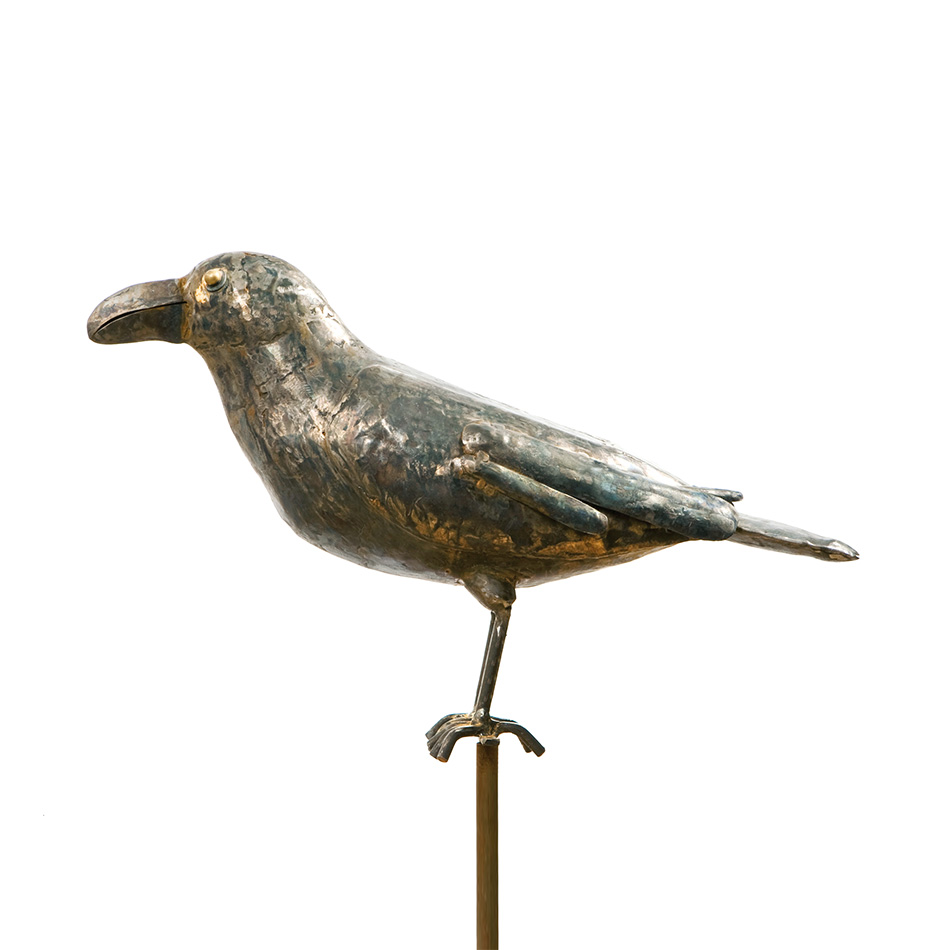 SCHOLTISSEK | KUNSTVOLLE EISEN-ACCESSOIRES | Gartenstecker KOLKRABE | ca. 60 x 30 cm, H 40 cm SCHOLTISSEK | KUNSTVOLLE EISEN-ACCESSOIRES | Gartenstecker KOLKRABE | ca. 60 x 30 cm, H 40 cm