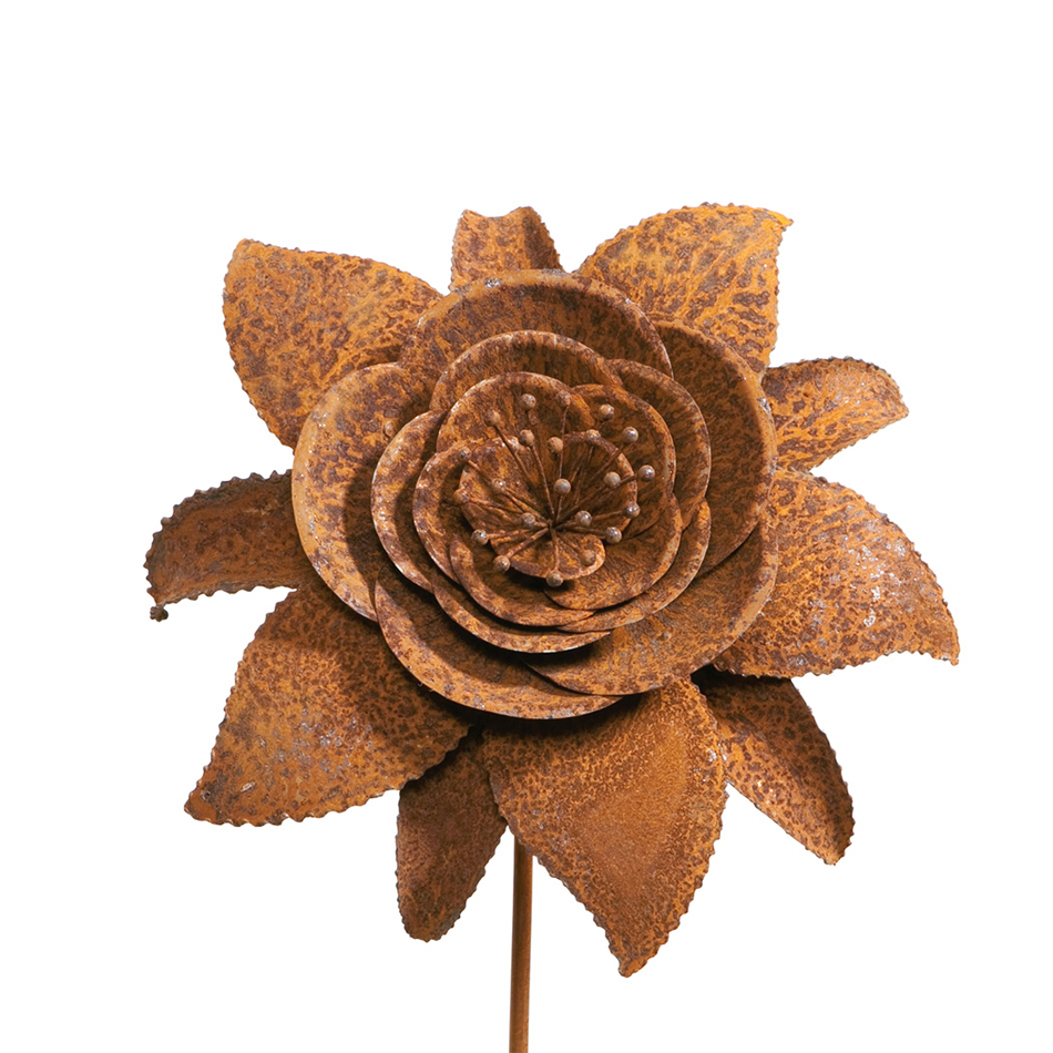SCHOLTISSEK | KUNSTVOLLE EISEN-ACCESSOIRES | Eisenblume LOTOS | ø ca. 40 cm SCHOLTISSEK | KUNSTVOLLE EISEN-ACCESSOIRES | Eisenblume LOTOS | ø ca. 40 cm