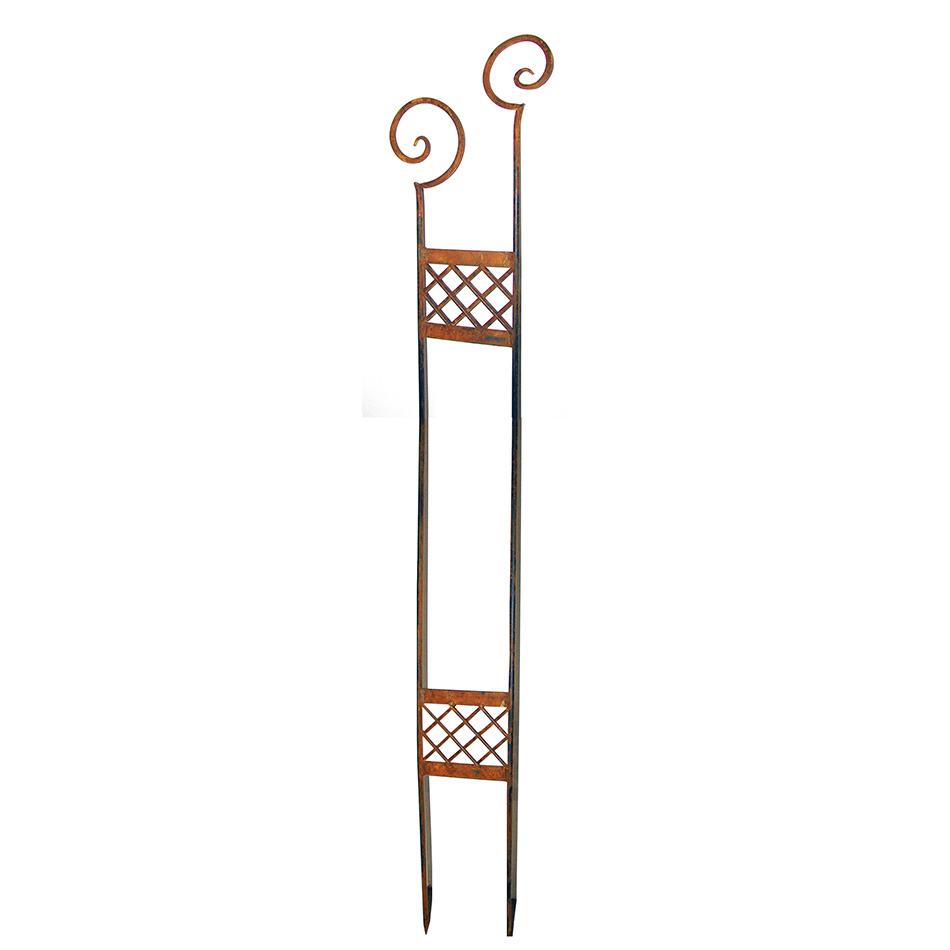 SCHOLTISSEK | KUNSTVOLLE EISEN-ACCESSOIRES | RANKHILFE DOPPELSPIRALE | B ca. 27 cm, H ca. 180 cm SCHOLTISSEK | KUNSTVOLLE EISEN-ACCESSOIRES | RANKHILFE DOPPELSPIRALE | B ca. 27 cm, H ca. 180 cm