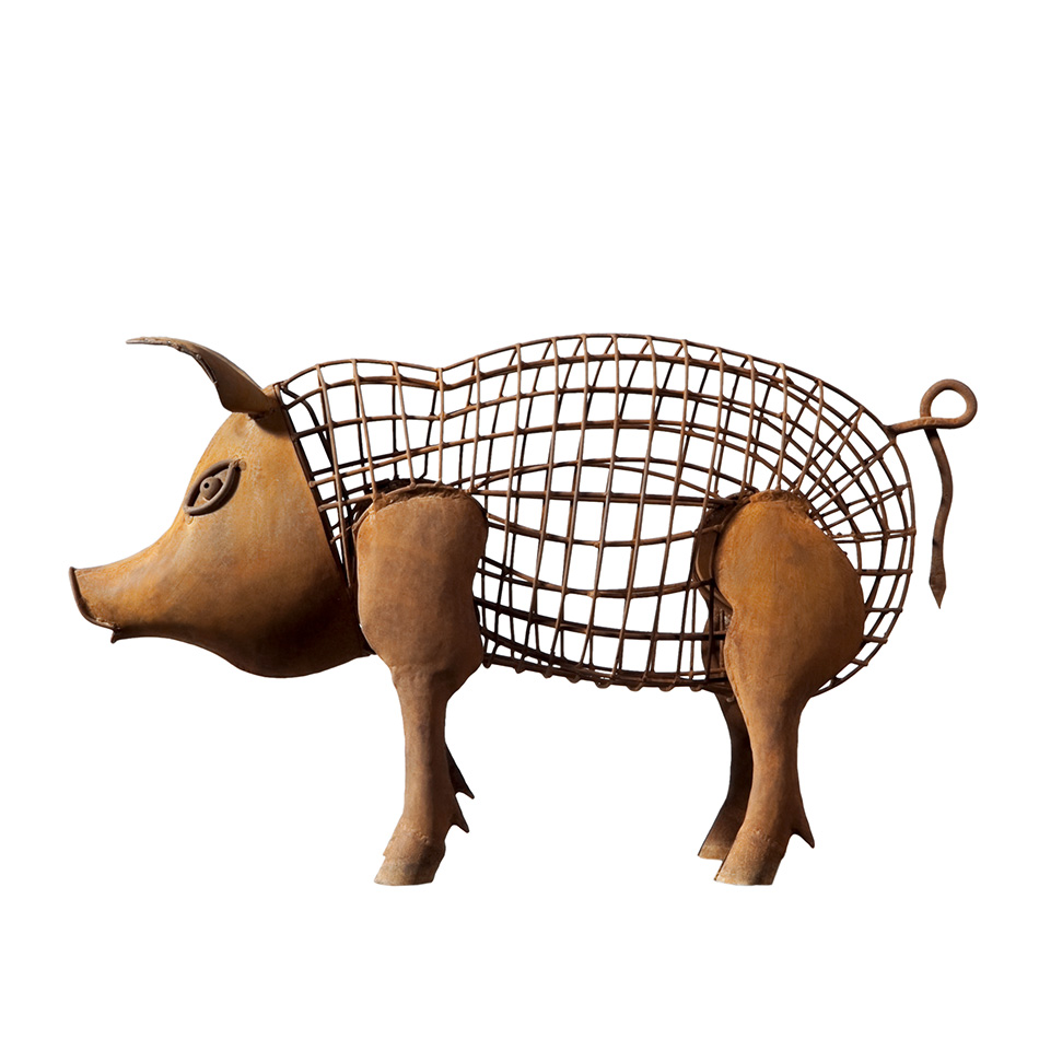 SCHOLTISSEK | KUNSTVOLLE EISEN-ACCESSOIRES | SCHWEIN HORST | L ca. 85 cm, B ca. 23 cm, H ca. 54 cm SCHOLTISSEK | KUNSTVOLLE EISEN-ACCESSOIRES | SCHWEIN HORST | L ca. 85 cm, B ca. 23 cm, H ca. 54 cm