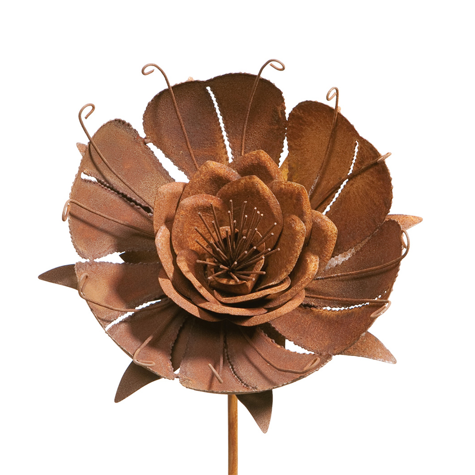 SCHOLTISSEK | KUNSTVOLLE EISEN-ACCESSOIRES | SEEROSE | ø ca. 28 cm SCHOLTISSEK | KUNSTVOLLE EISEN-ACCESSOIRES | SEEROSE | ø ca. 28 cm