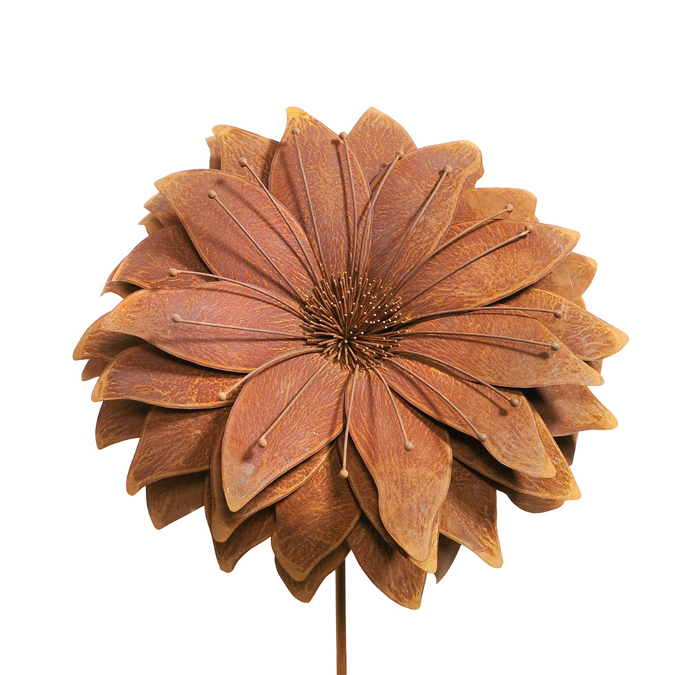SCHOLTISSEK | KUNSTVOLLE EISEN-ACCESSOIRES | SONNENBLUME mittel | ø ca. 35 cm, H 20 cm SCHOLTISSEK | KUNSTVOLLE EISEN-ACCESSOIRES | SONNENBLUME mittel | ø ca. 35 cm, H 20 cm