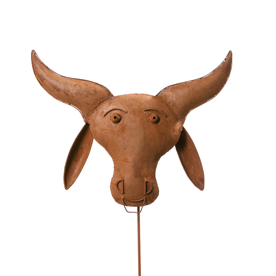 SCHOLTISSEK | KUNSTVOLLE EISEN-ACCESSOIRES | Gartenstecker WASSERBÜFFEL | H ca. 65 cm, B ca. 52 cm, T ca. 7 cm SCHOLTISSEK | KUNSTVOLLE EISEN-ACCESSOIRES | Gartenstecker WASSERBÜFFEL | H ca. 65 cm, B ca. 52 cm, T ca. 7 cm